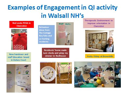 WM PSC SPACE Engagement in QI activity Walsall Nursing Homes
