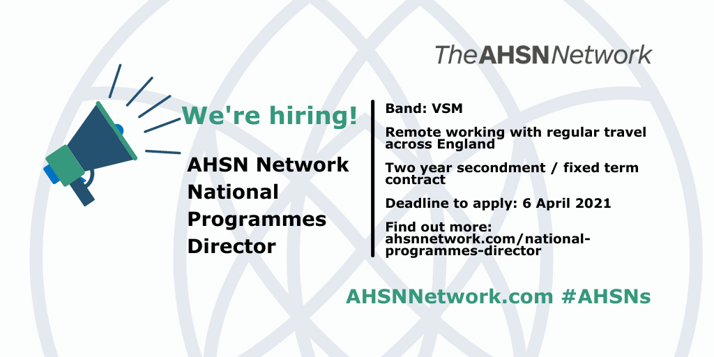 AHSN Network Programmes Director advert