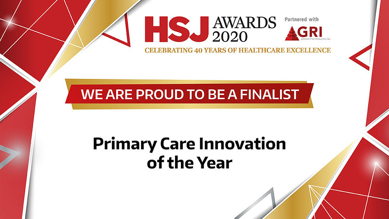 We are proud to be finalists at the HSJ Awards 2020.