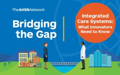 Bridging the Gap header showing the connection between industry and healthcare.