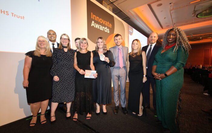 The ChatHealth team at the Innovate Awards. Photo by Andrew Hendry